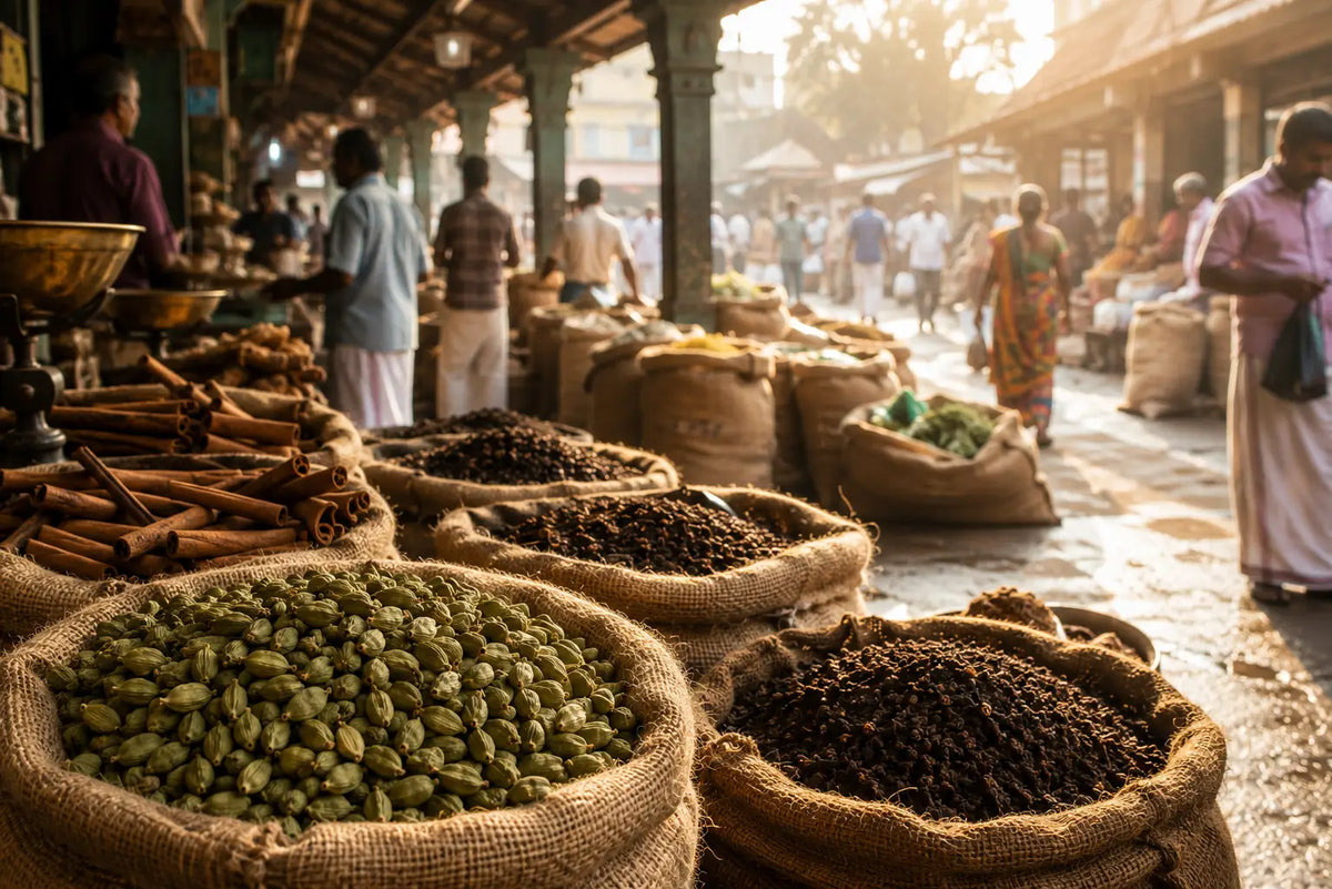 A Morning in Kerala's Spice Markets