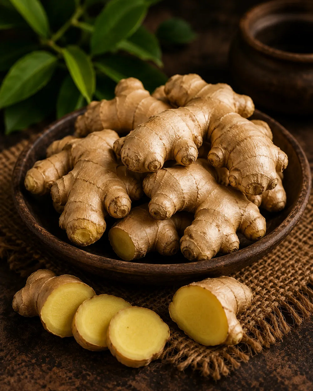 Fresh ginger root